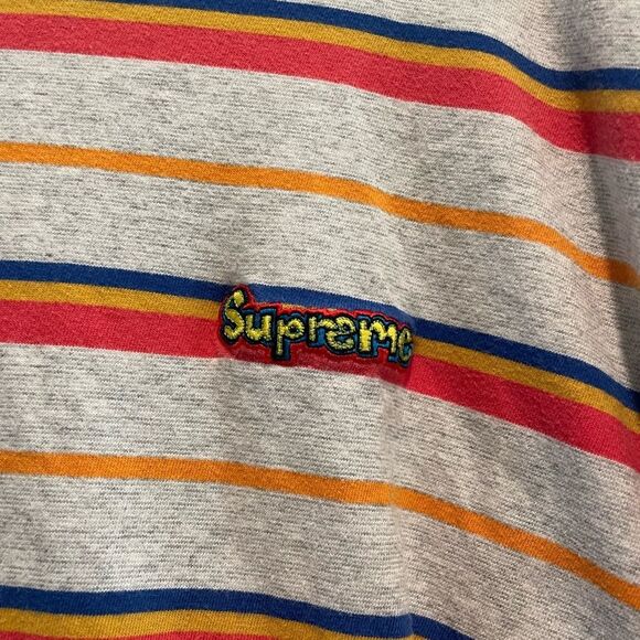 Supreme Heather Stripe Top Gold - Picture 3 of 4